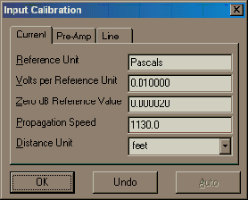 Calibration Settings