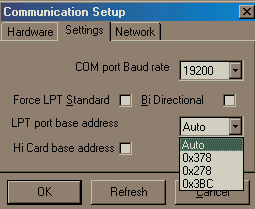 Printer Port Address
